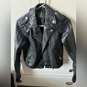 Women's Wild Fable Black Leather Jacket XS